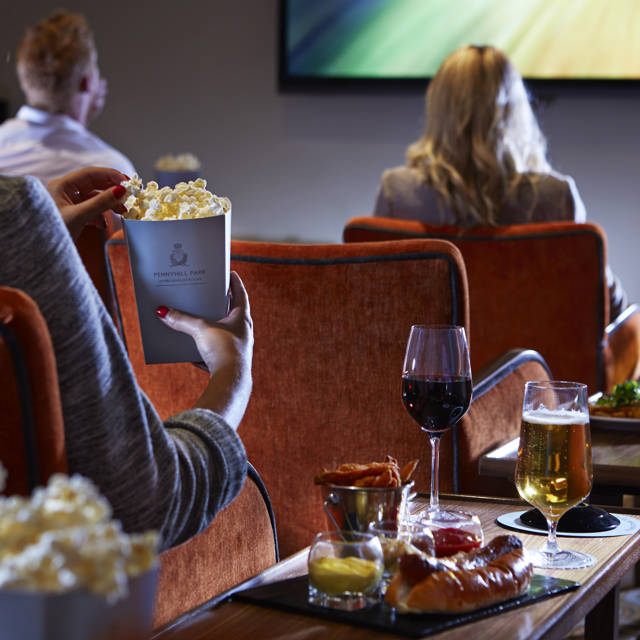 Get comfy in the screening room