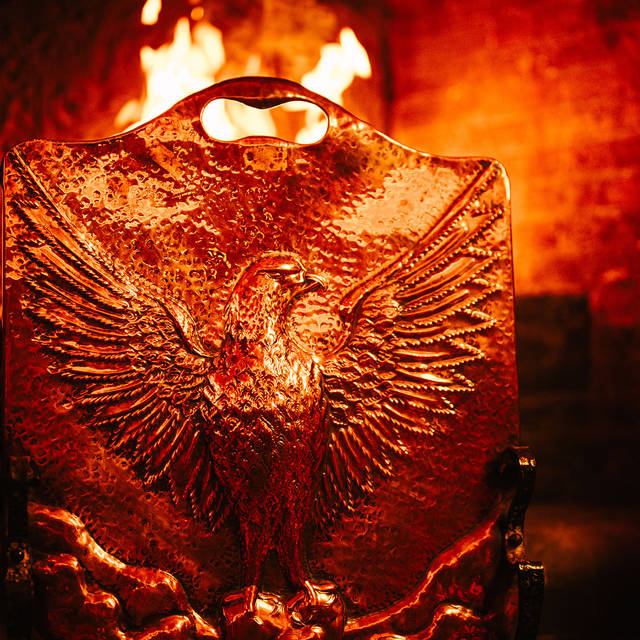 A home from home open fire