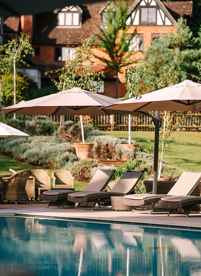 The Spa - outdoor pool - ready to lounge around